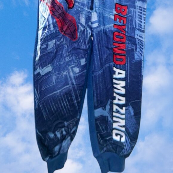 Kids Spider Hero Hooded Jumpsuit Pajama – Zip-Up One-Piece - Picture 7 of 7